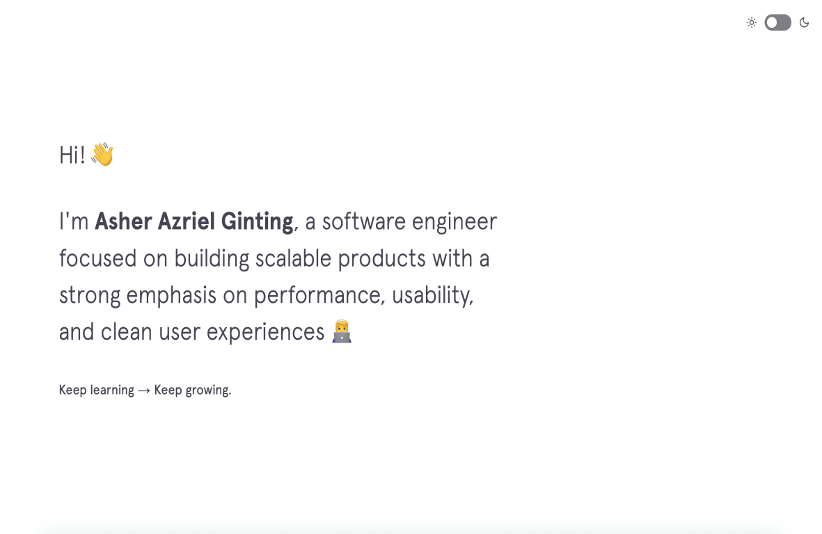 Personal Portfolio